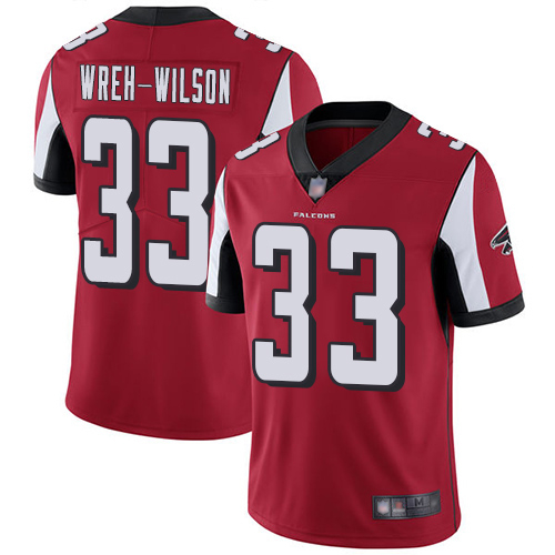 Atlanta Falcons Limited Red Men Blidi Wreh-Wilson Home Jersey NFL Football 33 Vapor Untouchable